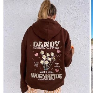 DANDYWORLDWIDE “Make a Wish” Embroidered Hoodie
